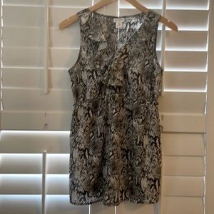 Motherhood Maternity | Snakeskin print sleeveless blouse | M